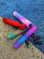 범용 자전거 핸들바, 확장된 충격 흡수력, 미끄럼 방지, 부드러운 라이딩 스쿠터, 데드 스피드 산악 자전거, 그립 액세서리 - 이미지 3