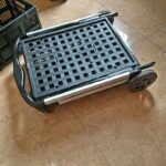 2024년 신규 사무실 더블 레이어 접이식 도구 트롤리 휴대용 학교 식당 파일 트롤리 플랫베드 - 이미지 3