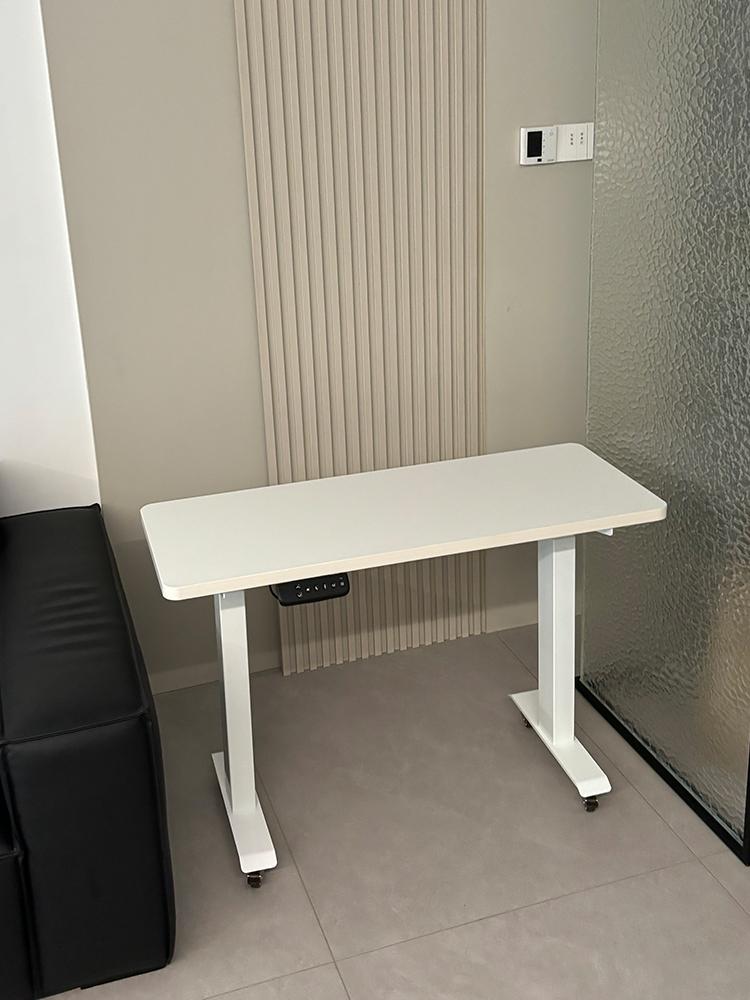 main_770216908387_0-1 맞춤형 초소형 책상 견고한 목재 전동 리프트 테이블 침실 서재 발코니 거실 침대 옆 탁자 게임용 컴퓨터 테이블 다리 - 이미지 1