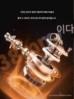 전기 컴퓨터 리프팅 테이블 다리 4개 모터 4개 다리 앉는 더블 오피스 대형 테이블 사용자 정의 워크벤치 책상 프레임 - 이미지 5