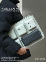 컴퓨터 키보드 컴퓨터 가방 오리지널 디자인 틈새 개성 트렌드 소프트 컴퓨터 가방 14인치 태블릿 16인치 노트북 보호 케이스 가방 비스듬한 뒷면 다기능 컴퓨터 가방 - 이미지 3