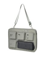 컴퓨터 키보드 컴퓨터 가방 오리지널 디자인 틈새 개성 트렌드 소프트 컴퓨터 가방 14인치 태블릿 16인치 노트북 보호 케이스 가방 비스듬한 뒷면 다기능 컴퓨터 가방 - 이미지 5