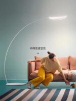 라이트포인트 디자이너 미니멀리스트 하이엔드 빌라 거실 소파 호텔 아크 낚시 램프 플로어 램프