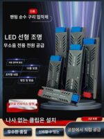 초박형 세미 포팅 라이트 스트립 변압기 AC100~265V~DC24V12V 소량 선형 라이트 박스 전원 공급 장치