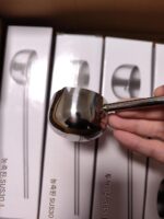 정말 유용해요! 304 스테인레스 스틸 오일 붓는 숟가락 긴 손잡이 불타는 오일 붓는 오일 주방 뜨거운 오일 작은 냄비 특수 숟가락 - 이미지 5