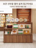 맞춤형 담배, 알코올 및 차 가게 상품 섬 디스플레이 캐비닛 차 세트 제품 디스플레이 캐비닛 디스플레이 테이블 편의점 특수 선반 - 이미지 2