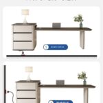 크림 스타일 프랑스 고급 아일랜드 식탁 통합 테이블 접이식 역전 테이블 록 플레이트 아일랜드 가이드 홈 다이닝 테이블 - 이미지 5