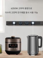 전기 레일 아일랜드 주방 거실 표면 장착 트랙 소켓 배선 보드 영국 홍콩 및 마카오 버전 국제 일반 외국 무역 - 이미지 2