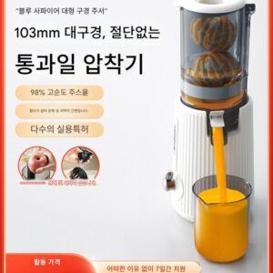독일 블루 사파이어 대구경 주서 전기 주서 주스 잔여물 분리 가정용 소형 자동 주서