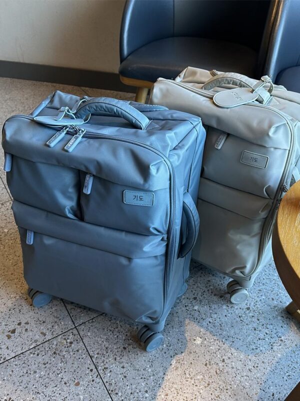 초경량, 질감 있는 일본 수출용 트롤리 케이스 유니버셜 휠 여행 가방 천 상자 20인치 남녀 탑승 가방 여행 케이스