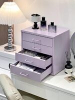 기숙사 책상 밑 수납장 대용량 간식 잡화 문구류 수납함 책상책장 수납함 - 이미지 4