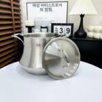 18/10 스테인리스 수프 냄비 두껍고 높은 대용량 스팀 스튜 냄비 수프 소금물 냄비 가스 유도 조리기 - 이미지 4