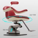 새로운 전기 이발소 의자 미용실 전용 헤어커팅 시트 높이 조절 가능 헤어 펌 및 염색 공간 의자 - 이미지 2