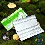 한국 Xingyi 에나멜 알루미늄 컬러 박스 페인팅 수채화 페인트 팔레트 35 그리드 39 그리드 새로운 스타일 핸드 버클 없음