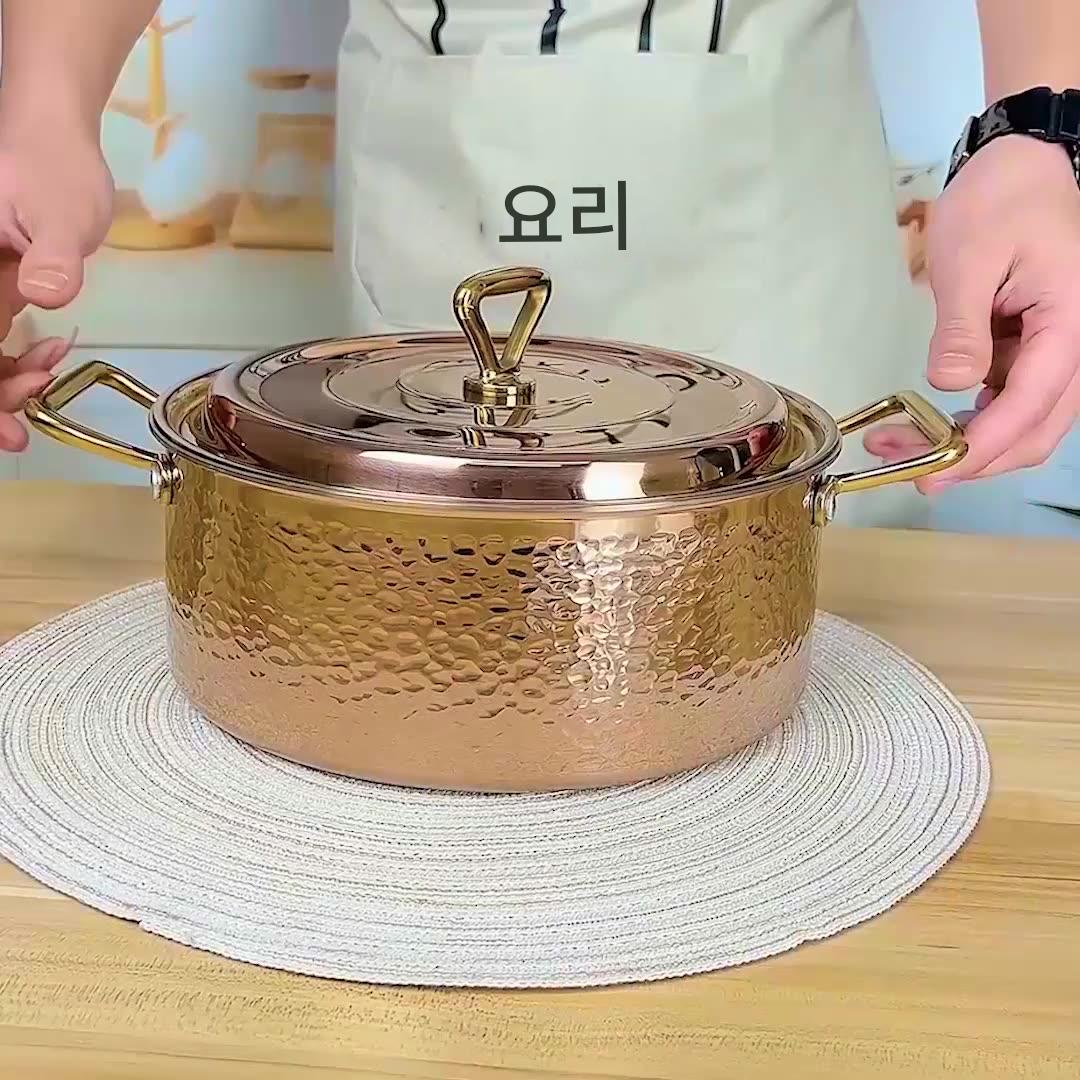 main_773900862189_0-1 수프 냄비 304 스테인리스 스틸 3층 복합 바닥 두꺼워진 평평한 바닥 노스틱 깊은 냄비 직화 유도 쿠커 상업용 홈 - 이미지 1