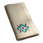 둔황 케이슨 패턴 ┇ 자수 손수건 고대 스타일 중국 특성 외국 남녀 선물 땀 흡수 휴대용 손수건 - 이미지 5