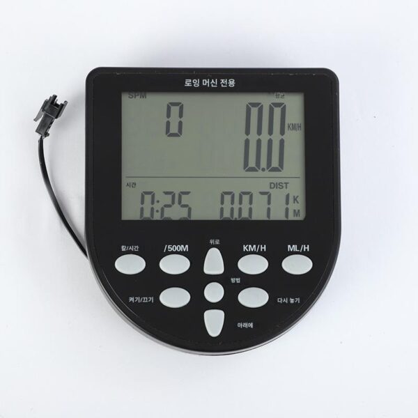 방수 로잉 머신 카운터 스마트 미터 로잉 머신 디스플레이 블루투스 APP 피트니스 장비 전자 시계