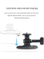 헬멧 유연 접착베이스 스포츠 카메라 Insta360X4/Gopro 고정 브라켓 스키 라이딩 액세서리 - 이미지 3