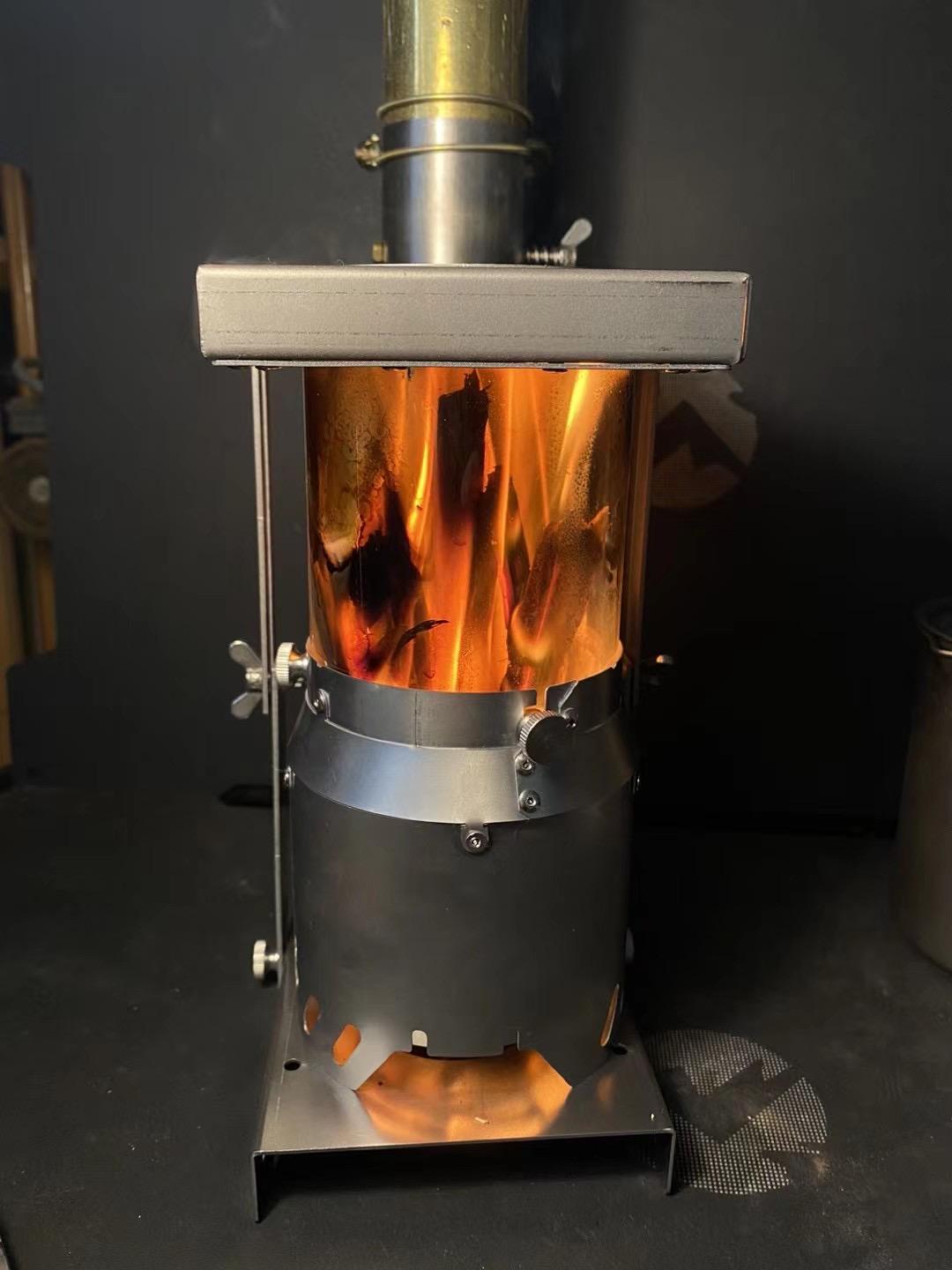 main_774478500588_0-1 고쇼크 울트라라이트 미니 BC 캠핑 하이킹 텐트 티타늄 스토브 나무 스토브 접이식 카세트 스토브 - 이미지 1