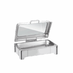 고급 스테인리스 스틸 유압 뷔페 스토브 플립 커버 보이는 뷔페 스토브 전기 가열 단열 스토브 호텔 아침 식사 스토브 - 이미지 5