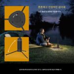 야외 방수 알루미늄 합금 접이식 캠핑 램프 다기능 조명 램프 지상 비상 유지 보수 램프 캠핑 텐트 - 이미지 3