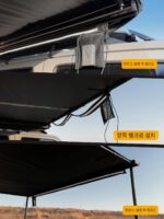 Janson 아웃도어 카 사이드 텐트 스페셜 라이트 바 캐노피 사이드 텐트 외부 라이트 스트립 확장형 어닝 캠핑 텐트 카 - 이미지 4