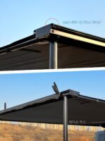 Janson 아웃도어 카 사이드 텐트 스페셜 라이트 바 캐노피 사이드 텐트 외부 라이트 스트립 확장형 어닝 캠핑 텐트 카 - 이미지 5