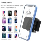 팔과 손목 겸용 스포츠 자석 브라켓 야외 생중계를 위해 수평 및 수직으로 쉽게 분해 및 조정 가능 버클 스트랩 휴대전화 홀더 - 이미지 4