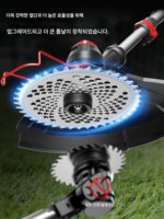 전기 잔디 깎는 기계 소형 가정용 잔디 깎는 기계 고출력 충전식 잔디 깎는 기계 리튬 배터리 잔디 트리머 아티팩트 - 이미지 5
