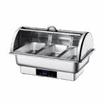 뷔페 퍼니스 전기 난방 단열 퍼니스 스테인레스 스틸 뷔페 퍼니스 호텔 플레이트 상업용 패스트푸드 테이블 냄비 분지 바 테이블 조림 맛 - 이미지 4