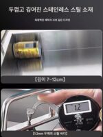 꼬치, 오뎅, 매운 냄비, 두껍고 깊은 스테인레스 스틸 직사각형 냄비 유도 조리기용 상업용 특수 냄비 - 이미지 2