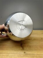 Chockmen 18/10 스테인리스 스틸 더블 이어 밀크포트 소형 수프포트 인스턴트 라면포트 보조식품포트 - 이미지 2