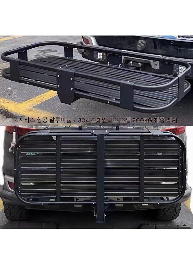 main_775714194562_0-1 Weisite 리어 트레일러 스퀘어 접이식 러기지 랙 오프로드 차량 SUV 리어 러기지 프레임 RV 카고 바구니 - 이미지 1