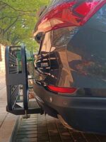 Weisite 리어 트레일러 스퀘어 접이식 러기지 랙 오프로드 차량 SUV 리어 러기지 프레임 RV 카고 바구니 - 이미지 2