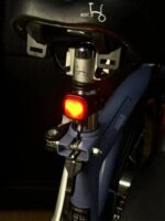 푸야오노그는 브롬톤 소형 천 접이식 자전거 도로 어린이 자전거 액세서리 헤드라이트 미등 야간 라이딩 라이트에 적합합니다. - 이미지 3