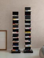 북유럽 보이지 않는 책장 바닥 책장 벽면 거실 서재 코너 수납 크리에이티브 좁은 작은 다층 선반