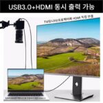 4K HD 60프레임 HDMI+USB3.0 컴퓨터 라이브 카메라 10배 광학 줌 산업용 카메라 드라이버 불필요 - 이미지 3