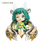 영광의 왕이 천래 현악기 채원지 Q버전 핸드메이드 공식 정품 게임 인형 모델 장식품을 둘러싼다 - 이미지 3