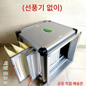 상업용 신선 공기 필터 박스 1차 및 2차 공기 정화 박스 에어컨 환기 덕트 유형 사전 정화 섹션 집진기