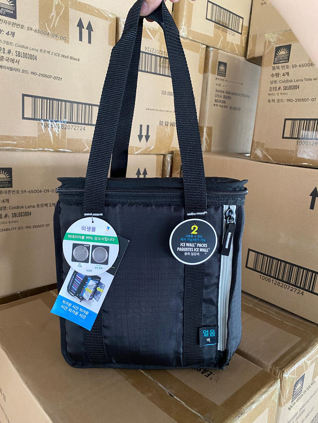 main_776954751260_0 카운터 정품 아웃도어 핫 앤 콜드 듀얼 유즈 피크닉 백 숄더 스트랩 냉장 3.5L 단열 백 런치 런치 단열 상자 - 이미지 1