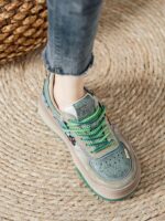 소가죽 레트로 컬러풀 두꺼운 밑창 여성화 2024 봄 가을 신상 정품 가죽 다재다능한 싱글화 틈새 캐주얼 스포츠화 - 이미지 5