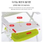 테이블 보드가 있는 교육용 의자 접이식 회의실 회의 의자 필기 보드 사무실 직원 교육 수업 테이블과 의자 통합 - 이미지 4