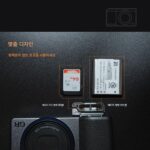 리코 GR 카메라 배터리 칸 스펀지 미끄럼 방지 패드가 단단히 붙어 방수 및 방습 기능을 유지합니다. - 이미지 3