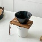 일본식 핸드브루 커피 콘 드립 커피 컵 홈 어드밴스드 콘 필터 세라믹 필터 컵 커피 - 이미지 2