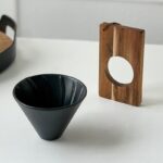 일본식 핸드브루 커피 콘 드립 커피 컵 홈 어드밴스드 콘 필터 세라믹 필터 컵 커피 - 이미지 3