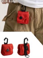 Rarethings 중국 레드 미니 퀵 릴리스 자석 버클 동전 지갑 이어폰 가방 레드 가방 미니 키 가방