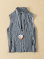 외국 무역 꼬리 상품 새로운 속건성 등산 자전거 조끼 남성 야외 얇은 탄성 민소매 조끼 통기성 단일 레이어