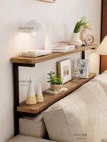 소파 뒤, 침대 옆 틈새, 길고 좁은 테이블, 2중 구조의 공간 절약형 수납 캐비닛에 맞춤형 라디에이터 랙을 설치하세요.