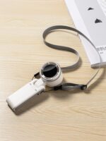 핸드헬드 팬 2024년 신형 야외용 데스크탑 지능형 디지털 디스플레이 무소음 장수명 고가치 목걸이 팬 - 이미지 4