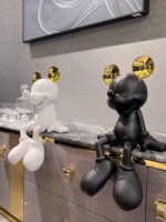 프랑스 트렌디 브랜드 미키 공동 브랜드 미키 조각 장식 예술 작품 홈 TV 캐비닛 창 틈새 장식품 - 이미지 4